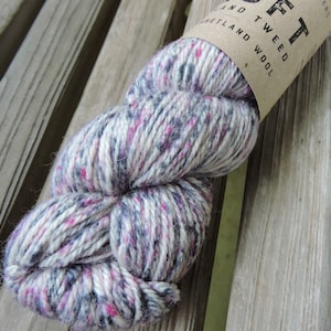 ARAN Weight Yarn - The Croft Shetland Tweed  -  West Yorkshire Spinners - 100% British Wool - Maryfield (761) - 100g/182 yards - Rose Gray