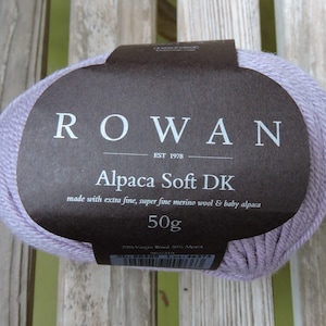 DK Weight Yarn - Rowan Alpaca Soft DK - Virgin Wool Alpaca Blend - Enchanted (209) - 50g - 137 yards