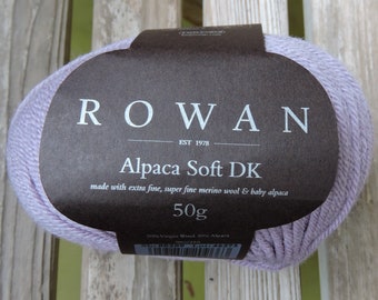DK Weight Yarn - Rowan Alpaca Soft DK - Virgin Wool Alpaca Blend - Enchanted (209) - 50g - 137 yards
