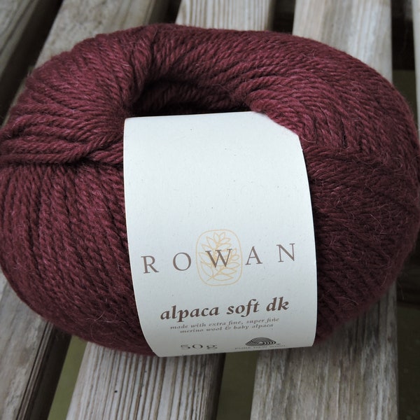 DK Weight Yarn - Rowan Alpaca Soft DK - Virgin Wool Alpaca Blend - Tea (205) - 50g - 137 yards