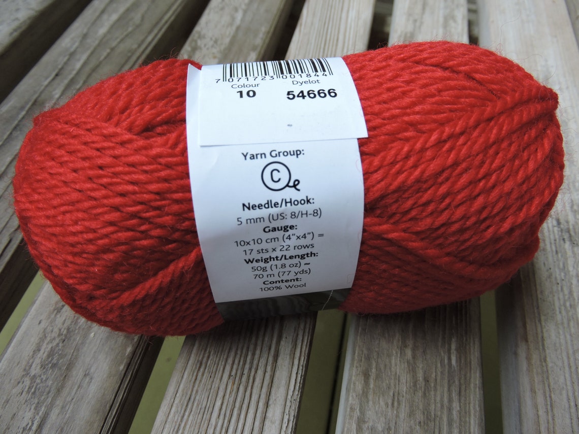 ARAN Weight Yarn Pure Classic Wool in the European Style Etsy