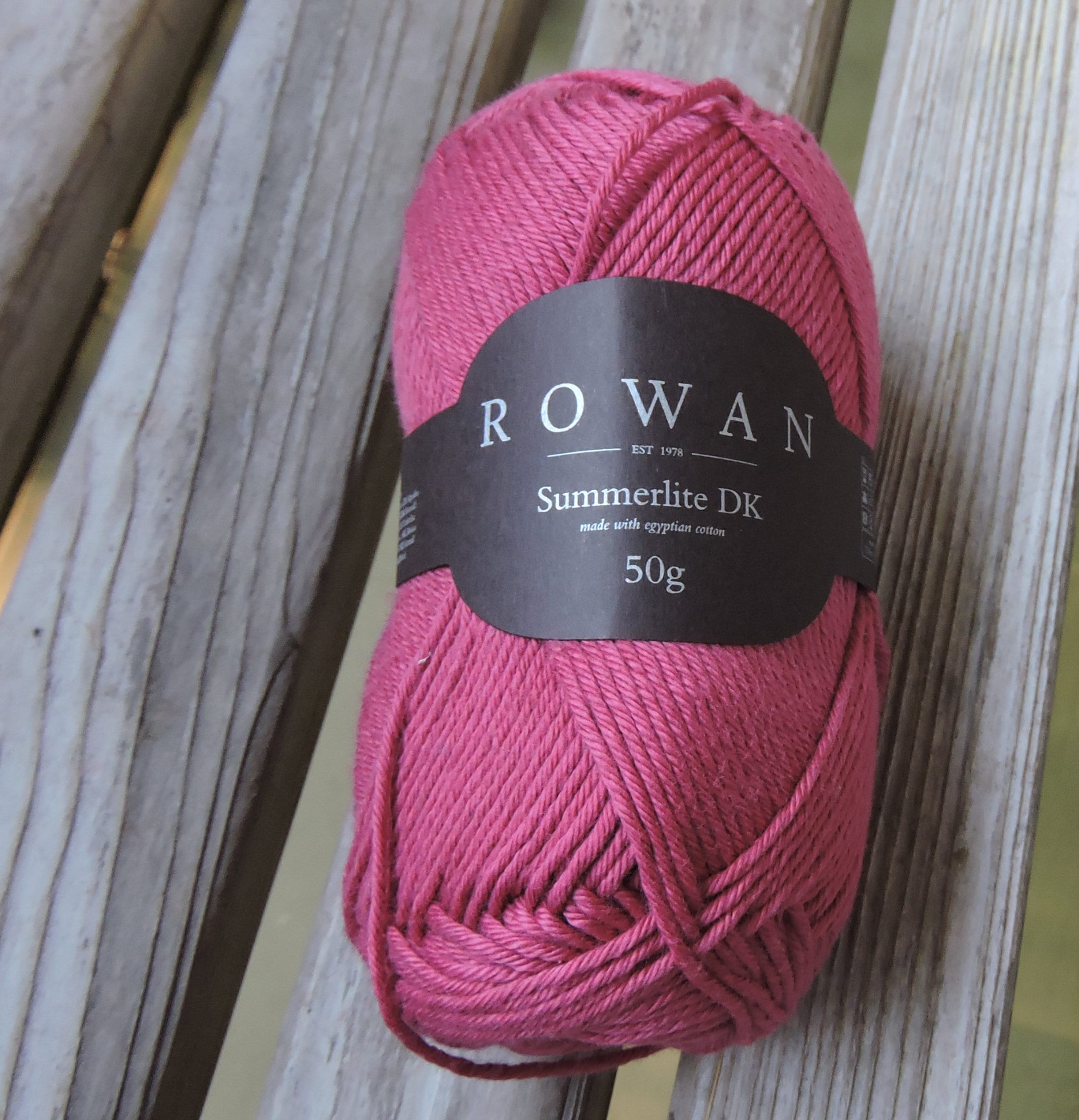 DK Weight Yarn - Rowan Summerlite DK - 100% Egyptian Cotton