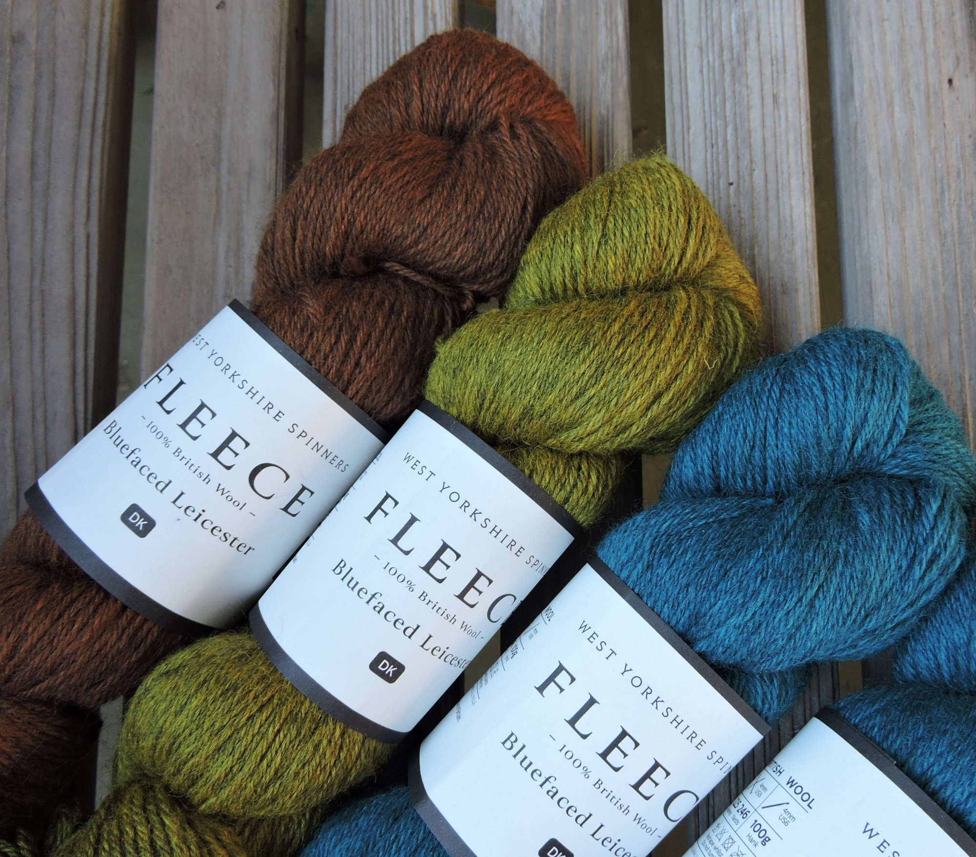 West Yorkshire Wool Yarn Spinners Fleece Bluefaced Leicester DK British  Crochet