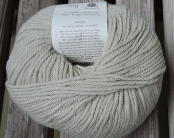 DK Weight Yarn - Rowan Alpaca Soft DK - Virgin Wool Alpaca Blend - Stone (222) - 50g - 137 yards
