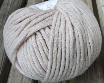 BULKY Weight Yarn - Extrafine Italian Merino Wool - Oatmeal (#1494) - Sesia Capo Nord - 100g -  98 yards