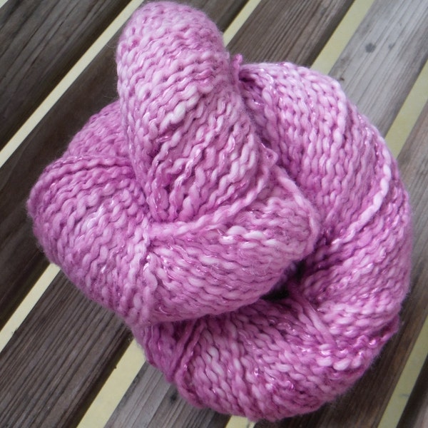 CHUNKY Weight Yarn - Orchid Cotton Blend - Cotton Blossom by Dixie - Farmhouse - Big 4 oz skeins 200 yards