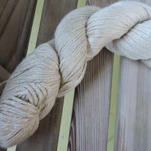 WORSTED Weight Yarn - King Baby Lama & Mulberry Silk - 100g / 218 yards -  Asian Trends - Khaki #20
