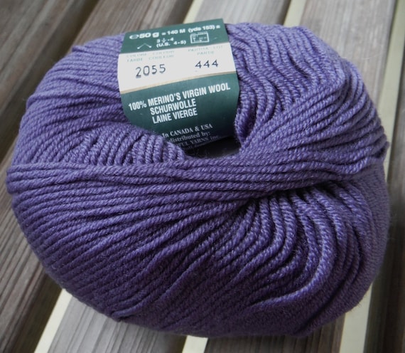 Dk Weight Yarn Lilac 2055 King Australian Merino Italy 50g 152 Yards