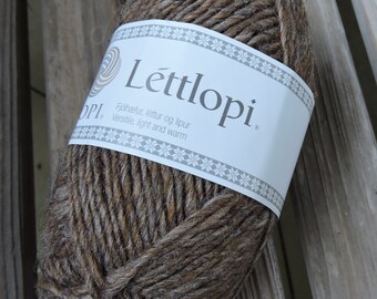 ARAN Weight Yarn - Pure Classic Icelandic Wool -  Murky (#1420) - Lopi Lettlopi - 50g - 109 yards