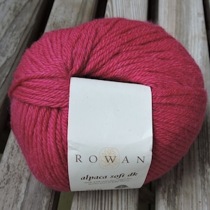 DK Weight Yarn - Rowan Alpaca Soft DK - Virgin Wool Alpaca Blend - Candy (219) - 50g - 137 yards