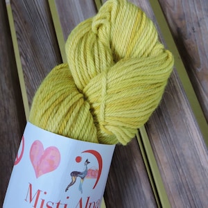 Hilo de peso WORSTED - Maracuya (#42) - Misti Alpaca Hand Paint Tonos Worsted - 100g/ 109 yardas