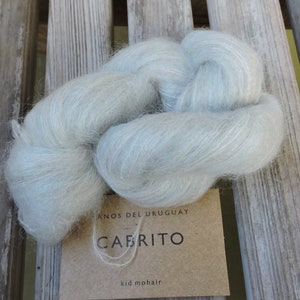 Lace Weight yarn - Cabrito Tiza (#R6966) by Manos Del Uruguay - Luxury Kid Mohair - 25 g / 230 yards
