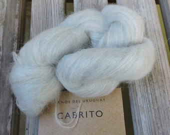 Lace Weight yarn - Cabrito Tiza (#R6966) by Manos Del Uruguay - Luxury Kid Mohair - 25 g / 230 yards