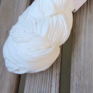 DK Weight Yarn - Sublime ISLA - Bamboo and Cotton Blend - Ivory (618) - 100g - 240 yards