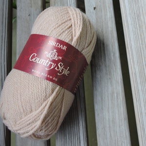 DK Weight Yarn - Sirdar Country Style DK - Wool Blend - Pecan Pie (#648) - 50g - 169 yards