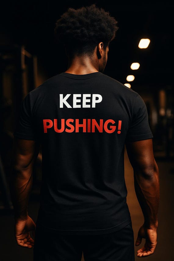 Keep Pushing! - T-shirt