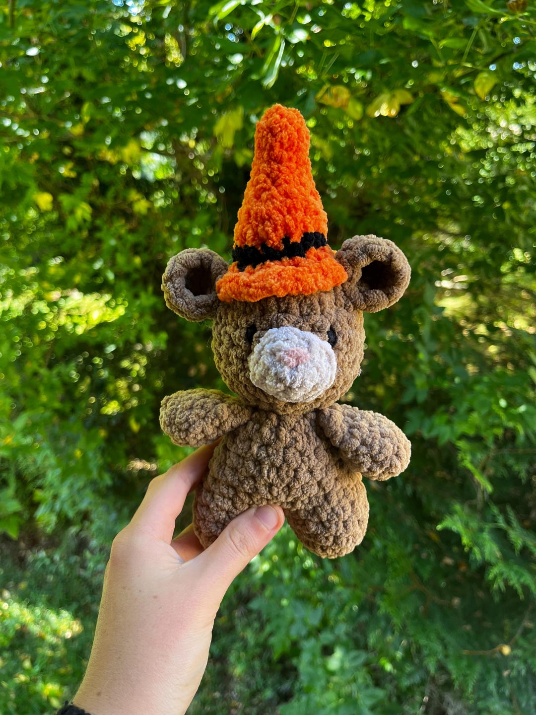 Crocheted Plush Wizard Bear - Etsy