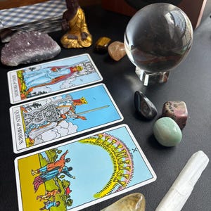 Leitura básica de 3 cartas de tarô