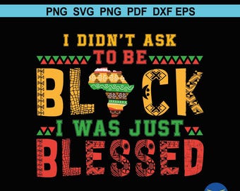 Non ho chiesto di essere un design di maglietta nera, maglietta afro in formato SVG, afroamericano in formato SVG, Juneteenth in formato SVG, maglietta da donna nera, PNG, Cricut, Silhouette