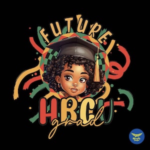 Futuro laureato HBCU PNG: design per maglietta di laurea per bambini (download digitale)