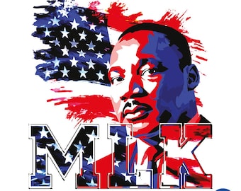 "Schwarzer Geschichtsmonat, ""MartinLutherKing"" PNG, schwarzer Stolz (Digitaler Download)"
