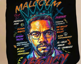 Malcolm X Legacy PNG, Arte di emancipazione della storia dei neri (download digitale)