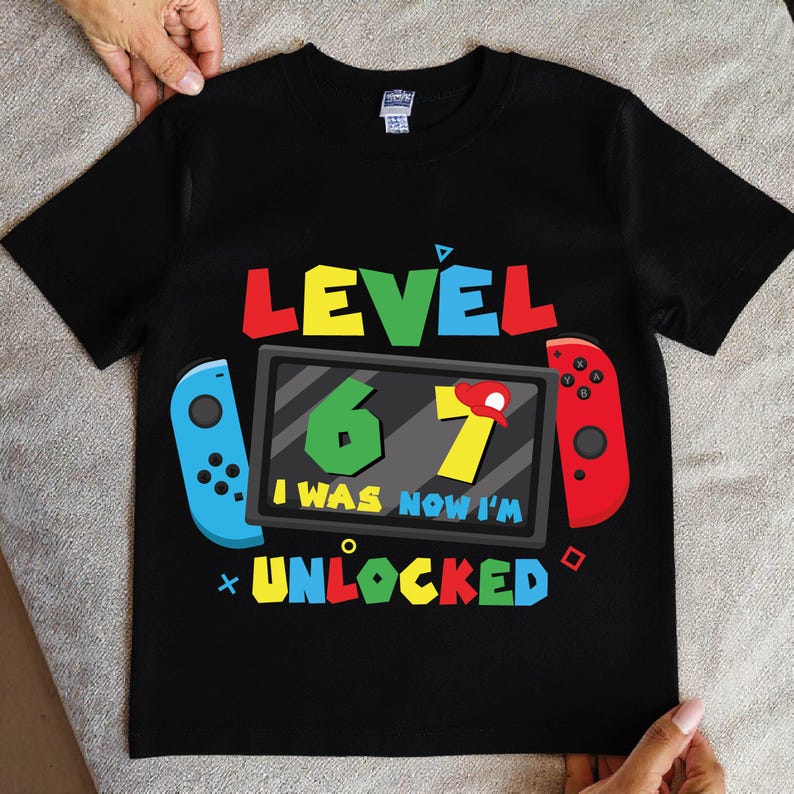 Jag var 6, nu är jag 7, upplåst, Six Seven 67 meme-spel för barn, png, gamerfödelsedag, 67 png, det är min födelsedag png, 7-årsdagspojke, rolig 6 7-gamer bild 2