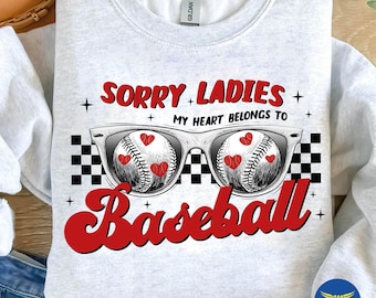 Retro Baseball Valentine PNG, Funny Baseball Boy Design (Digital Download)