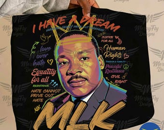 Martin Luther King Jr. PNG, disegno sui diritti civili (download digitale)