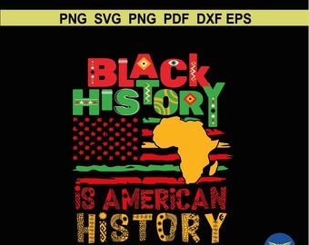 La storia dei neri è la storia degli Stati Uniti Fichiers PNG SVG DXF (caricamento numerico)