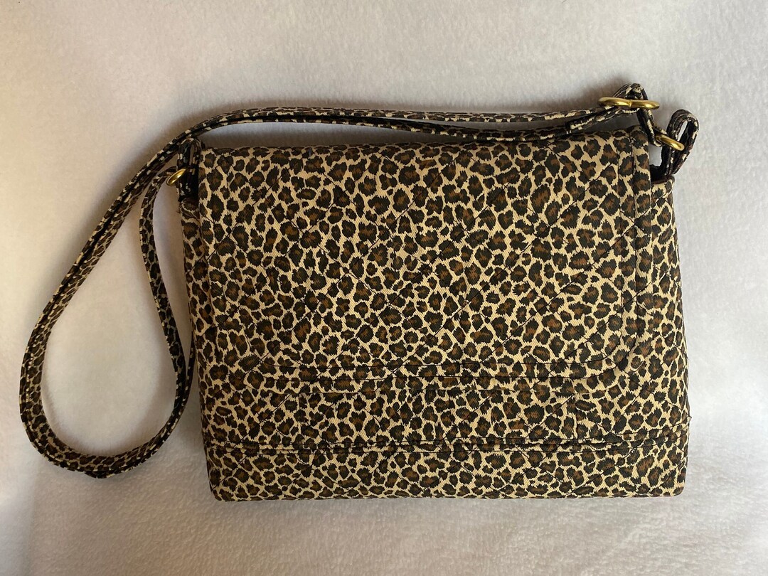 Two Piece Leopard Print Drop Shoulder Pockets Set