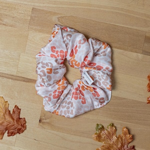 Hair Tie, Scrunchies, Wild Fall Satin Hair Tie, Cheetah Scrunchie
