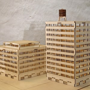 1/144 Scale Wargame Buildings Laser Cut Files: 12mm Terrain Diorama (SVG, Instructions Included)