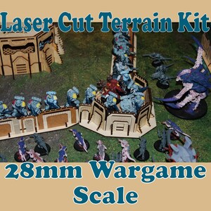 Imperial Barricades 28mm trench terrain 3 piece set Type B | Warhammer 40k | Horus heresy | Trench Crusade|