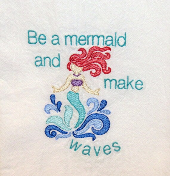 Embroider Flour Sack Towels Monogram New Made To Order Halloween Kitchen Witch