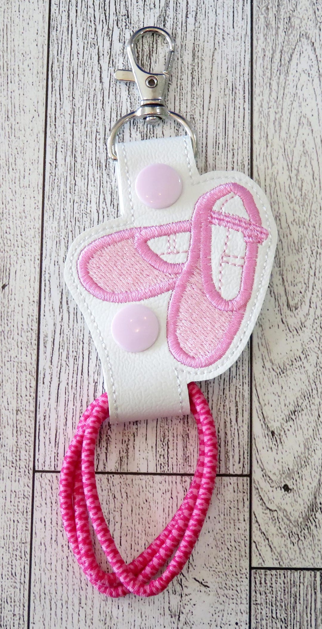 BALLET SHOES Scrunchie HAIR Accessory Holder Vinyl Ballet Dance Shoes ...