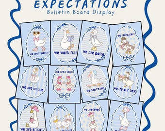Goose Classroom Bulletin Board Kit: Silly Goose Decor (Digital Download)