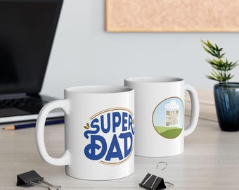 Personalized QR Code Ceramic Mug, Custom Audio Gift