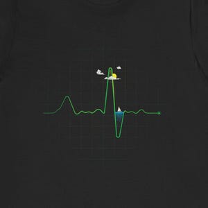 Living in a Heartbeat - Life Pulse Adventure T-Shirt