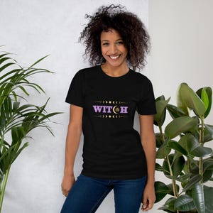WITCH T-Shirt – Soft Gothic Witchy Tee | Halloween Shirt | Occult Aesthetic Unisex T-Shirt