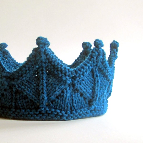 Knit Crown Hat Etsy