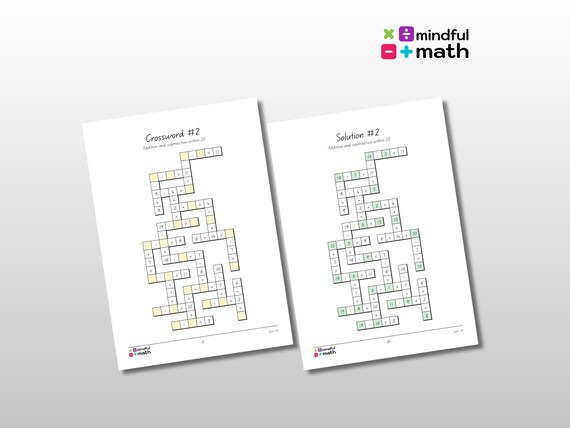 Maths Crossword Puzzles For Class 8 With Answers