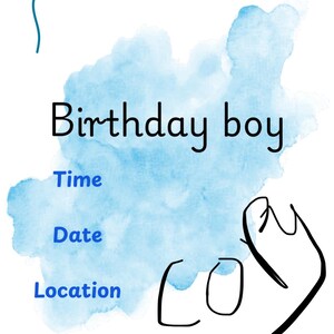Birthday invitation