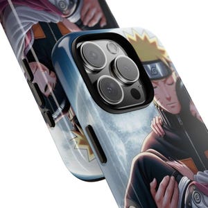 Naruto-Themed Phone Case, Tough Cases for Anime Lovers, Customizable Accessories, Gift for Friends, Unique Phone Cover