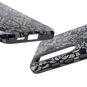 Gothic Phone Case, Stained Glass Case, Black Rose Cover, Dark Aesthetic Case, iPhone 17 16 15 14 13 13 Samsung S25 S24 S23 S22 Google Pixel image 15