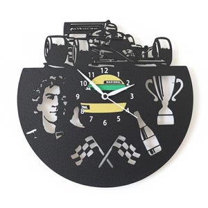 3D Printed Racing Tribute Clock: F1 Fan Garage Decor