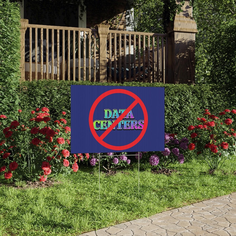 Not Data. Sign No Data Centers Sign - Etsy