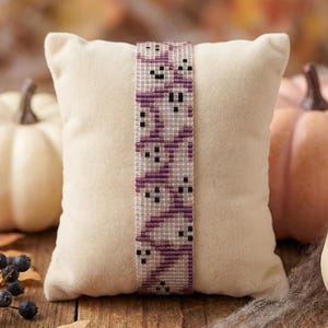 Halloween Loom Bracelet Pattern, Miyuki Delica Beading (PDF Pattern)
