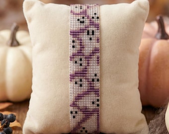 Halloween Loom Bracelet Pattern, Miyuki Delica Beading (PDF Pattern)