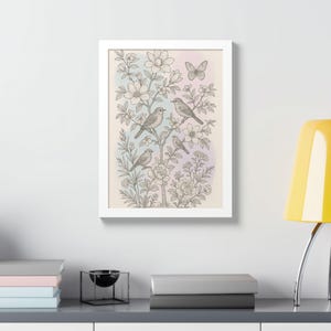 Chinoiserie Line Wall Art, Chinese Inspired Decor, Asian Aesthetic, Modern Home Decor, Minimalist Wall Hanging, Art Print